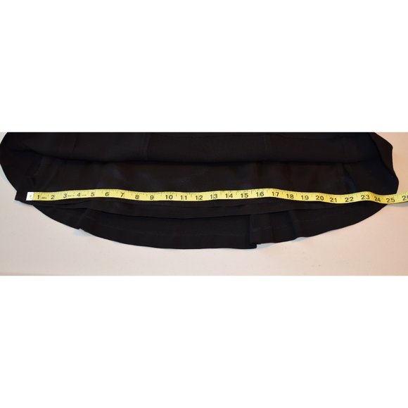 Vintage Ann Taylor A-Line Black Wool Skirt Size 8 - Picture 5 of 8